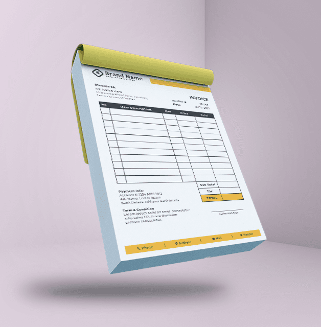 Bill Book Printing