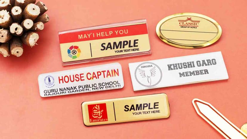 Printed Name Badges