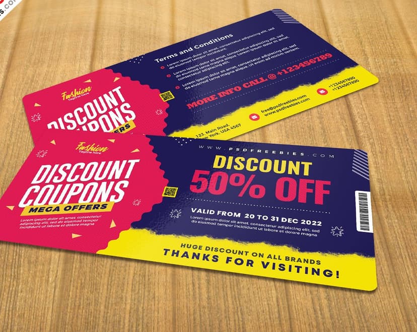 Gift Coupons Printing